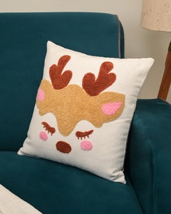 Funda de cojín de algodón indio hecha a mano con cuentas adornado Patchwork almohada decorativa coche hogar tejido técnica sala de estar sofás - Product Image 4