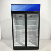 Enfriador de Bebidas Comercial de Bajo Costo y Alto Rendimiento, Descongelación Automática, Control Digital LED, Sistema de Enfriamiento Directo