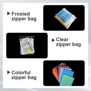 PE Zip Lock Bags with Frosted Zipper Custom Logo Recyclable Matte Plastic Clothes <strong>Tshirts</strong> <strong>Packing</strong> Low MOQ - Product Image 3