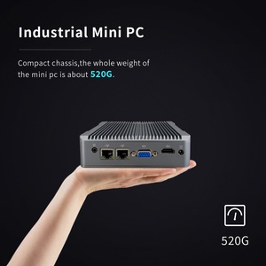 เซ็นเค 2 แลนพอร์ต RJ45 DDR4 4G SSD 128G N5100 Windows 10/11 พีซีขนาดเล็กแบบพกพา X86 อุตสาหกรรมไร้พัดลม 12V รุ่น SK-ZC100A - Product Image 3