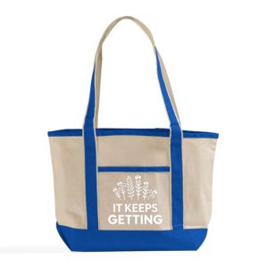Bolsa de Lona Personalizada para Picnic Corporativo, Tamaño Mediano, Dos Tonos, con Bolsillo Interior con Cremallera, para Regalos de Empleados - Product Image 2