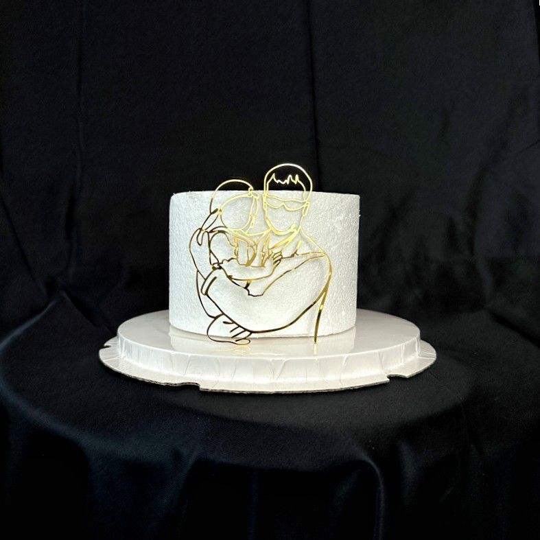 dad with daugther gold