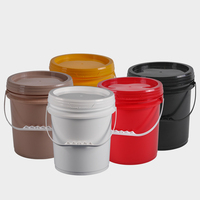 Harga Grosir Ember Plastik PP Putih 10L Anti Bongkar, Tahan Lama, dengan Tutup, Cetak Kustom, Garansi 2 Tahun