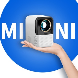 720P 160ANSI Lumen mejor proyector <span class=keywords><strong>cine</strong></span> película Android video 3D WiFi Beamer HD Proyector láser de tiro corto para el hogar - Product Image 2