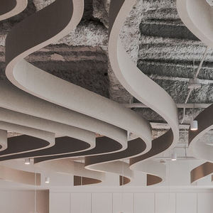 Isolation acoustique recyclable pour plafond en coton Feu B1 pour les zones silencieuses <span class=keywords><strong>de</strong></span> la bibliothèque et <span class=keywords><strong>l</strong></span>'intégration murale du cinéma et du théâtre - Product Image 2