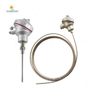 Sensor de Temperatura Pt100 WZGPK-132 WZGPK-142 con Manguera de Acero Inoxidable, Precisión Clase A - Product Image 3