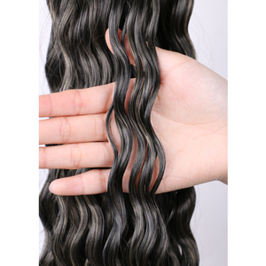 Ocean Wave uncinetto <span class=keywords><strong>capelli</strong></span> lunghi 30 pollici biondi profondi <span class=keywords><strong>capelli</strong></span> ricci morbidi sintetici <span class=keywords><strong>capelli</strong></span> ricci per donne nere - Product Image 3