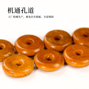 ลูกปัดไม้ทรงกลม 3x10 มม. เคลือบเงา สำหรับทำสร้อยข้อมือ - Product Image 5