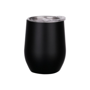 Tazza Termica a Forma di Uovo in Acciaio Inox da 12oz, Bestseller per <span class=keywords><strong>E</strong></span>-commerce Transfrontaliero, con Isolamento Termico <span class=keywords><strong>e</strong></span> Coperchio - Product Image 4