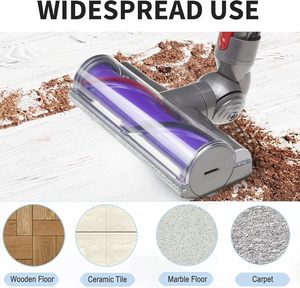 Tête électrique de brosse à rouleau à dégagement rapide pour tapis de sol en bois dur pour <span class=keywords><strong>aspirateur</strong></span> Dysons V7 V8 <span class=keywords><strong>V10</strong></span> V11 V15 <span class=keywords><strong>Animal</strong></span> Absolute - Product Image 5