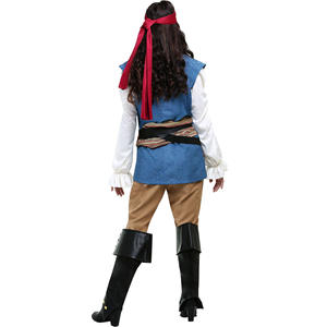Disfraz <span class=keywords><strong>de</strong></span> pirata <span class=keywords><strong>de</strong></span> Halloween, disfraz <span class=keywords><strong>de</strong></span> <span class=keywords><strong>parejas</strong></span> masculinas y femeninas, disfraz <span class=keywords><strong>de</strong></span> pirata adulto del Caribe - Product Image 4
