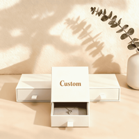 Boîtes cadeaux en papier personnalisées pour les petites entreprises, adaptées aux colliers, aux boucles d'oreilles ou aux petits bijoux