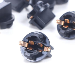 W5W T10 Wedge V2 Small Bulb Indicator Light Lamp Holder Plastic Black Car Instrument Panel Lamp Light Base <b>Socket</b> - Product Image 2