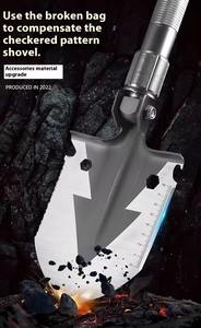 Pioche de survie pliable multifonction en acier au carbone robuste pour le camping, le creusement de tranchées et l'utilisation en jardinage - Product Image 5