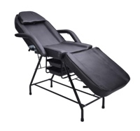 Chaise faciale inclinable, portable et pas cher, lit de massage, pour salon de beauté, spa