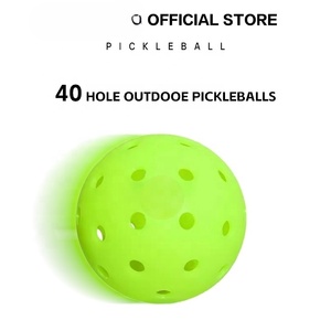 Palline <span class=keywords><strong>da</strong></span> Pickleball Jsword X40 a 40 Fori per Esterni, Stampate Rotazionalmente, in Materiale PE Durevole, Approvate USAPA, by Professor Pickleball - Product Image 5