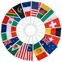 Drapeau de voiture en polyester personnalisé, style volant, 12x18 pouces, impression numérique, écologique, portable, pour salons automobiles et activations de marque
