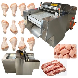 Súper Rendimiento 	 Máquina Cortadora de Carne 	 Máquina para Cortar Filetes de Carne Congelada de Res, <span class=keywords><strong>Pollo</strong></span> y Pescado 	 Máquina Cortadora de Carne de Cabra en Cubos, para Pescado - Product Image 6