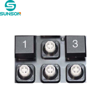 Teclado de escritorio 101 de alta calidad con lector de tarjetas de banda magnética de 3 pistas Interfaz USB Construcción de plástico-Nuevo producto