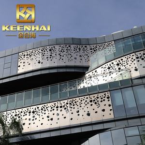 Panneau métallique perforé, décoration de façade, panneau métallique perforé pour le revêtement perforé de la <span class=keywords><strong>maison</strong></span> - Product Image 1