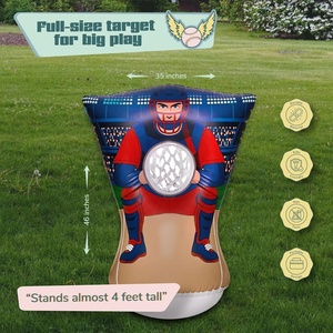 Objetivo de Béisbol Inflable de Doble Cara para Lanzamiento y Recepción, de PVC, para Entrenamiento en Interiores y Exteriores, para Niños - Product Image 3