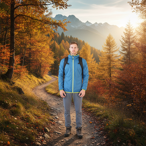 LA THUILE giacca a vento da uomo in morbido guscio JKT con chiusura a cerniera leggera per Fitness stampa per l'escursionismo autunno inverno XL - Product Image 3