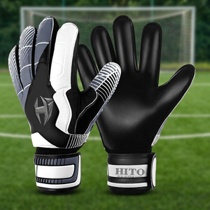 Customize Latex Soccer Goalkeeper Gloves <b>For</b> Professional Players Top Quality Goalkeeper Gloves Backhand Sublimation Printing - Product Image 4