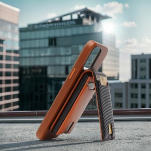 For Boshiho Vintage Metal <b>RFID</b> Blocking Pop-up Card Holder Bifold <b>Wallet</b> with Short Length Money Cards Great Gift for Men - Product Image 3