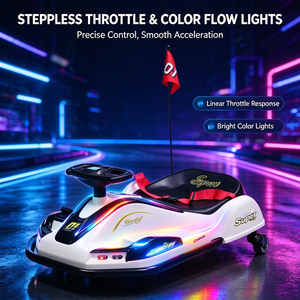 Çin Fabrikası Toptan Fırçasız Motorlu Çocuk Elektrikli Drift Kart Oyuncak Araba 360 Derece Dönüş Fonksiyonlu Deri Koltuklu Çocuklar İçin - Product Image 3