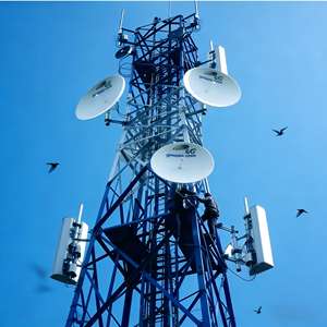 אנטנת מיקרוגל HUTA, מגדל פלדה מגולוון בחום, תואם ANSI/TIA-222-G, גובה 15-100 מטר - Product Image 4