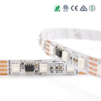 Bande LED à pixels adressables WS2811 SMD 5050 DC 12V, indice de protection IP20, éclairage paysager pour la publicité et la décoration de façades