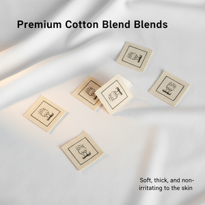 โรงงานผลิตป้ายขนาดเสื้อผ้าแบบไม่ถักทอ ซักได้ ป้ายขนาดมาตรฐานแบบกำหนดเอง รูปทรงกลม/วงรี/สี่เหลี่ยมผืนผ้า/สี่เหลี่ยมจัตุรัส - Product Image 5