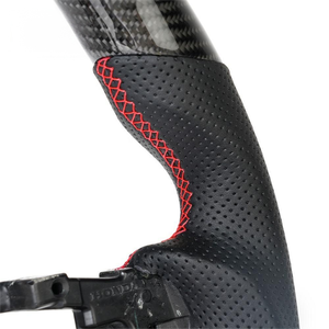 พวงมาลัยคาร์บอนไฟเบอร์แท้คุณภาพสูงสำหรับรถยนต์ฮอนด้า ซีวิค ไทป์ อาร์ เจน 11 ปี <span class=keywords><strong>2022</strong></span>+ รุ่น 3 รันเนอร์ สไตล์สปอร์ต - Product Image 2