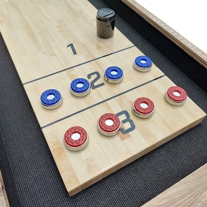 9-Foot di động Arcade <span class=keywords><strong>shuffleboard</strong></span> trò chơi bảng cho trẻ em và người lớn trong nhà và ngoài trời cho gia đình trò chơi phòng - Product Image 6