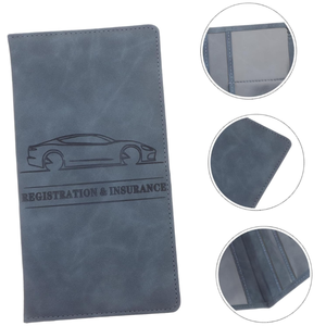 Identificación personalizada, licencia, organizador <span class=keywords><strong>de</strong></span> documentos <span class=keywords><strong>de</strong></span> contacto, papeleo <span class=keywords><strong>de</strong></span> vehículo, BILLETERA, tarjetero, registro <span class=keywords><strong>de</strong></span> coche <span class=keywords><strong>de</strong></span> cuero y titular <span class=keywords><strong>de</strong></span> seguro - Product Image 5