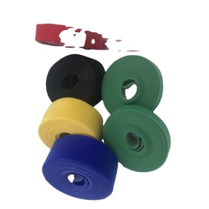 Cinta de Velcro de Doble Cara Personalizada al por Mayor, Cinta de Velcro Reutilizable para Sujetar Cables - Product Image 2