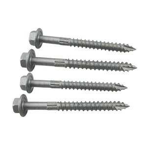 Vis de <span class=keywords><strong>toiture</strong></span> hexagonale en tôle d'acier inoxydable galvanisée en métal Type17 tek avec rondelle en caoutchouc - Product Image 2