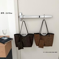 Sac fourre-tout vintage urbain minimaliste à porter sous le bras, avec fermoir magnétique, fermeture éclair, poche cachée, grande capacité, en cuir microfibre, à porter à l'épaule