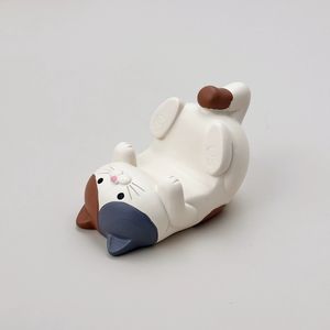 Accessoires de mode pour la maison et le bureau, support de <span class=keywords><strong>téléphone</strong></span> en forme de chat, cadeaux en résine animale pour les amoureux des chats - Product Image 1