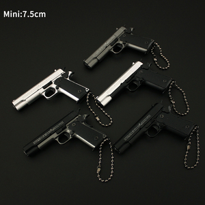 Pistola realista 1911, llavero de pistola de oro, llavero de pistola 1911, modelo de pistola de Metal, Mini llavero en forma de pistola, pistola de juguete para adultos - Product Image 6