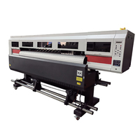Imprimante à sublimation 1.8m 4 têtes I3200 imprimante à sublimation industrielle presse à chaud utilisée dans l'industrie du vêtement textile à la maison