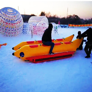 Bateau banane gonflable 5 places en PVC, remorquable, pour adultes et adolescents - Product Image 2