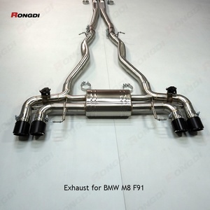 Sistema de Escape Catback de Alta Versatilidad en Acero Inoxidable SUS304 para BMW M8 F91 2019+ S63 4.4T, Mejora para Vehículos con Tecnología de Escape Superior - Product Image 2