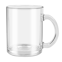 Chopes à bière en verre transparent de 11 oz personnalisables avec impression photo DIY, modernes, pour fêtes, compatibles lave-vaisselle et micro-ondes