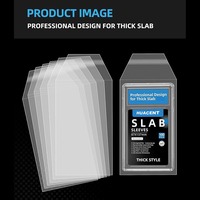Sacs de protection HUACENT Guard Premium Ultra Clear Pro Graded pour cartes, épaisses, pour support magnétique, Top Loader, semi-rigides