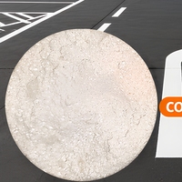 Peinture de marquage routier blanche bicomposante MMA à froid, réflectivité continue pour parkings