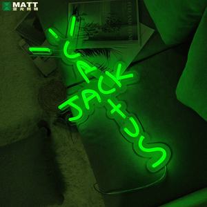 Matt dropshipping personnalisé enseigne au néon lettres support mural utilisation intérieure 12v lumière led <span class=keywords><strong>cactus</strong></span> <span class=keywords><strong>jack</strong></span> pour la décoration intérieure - Product Image 2