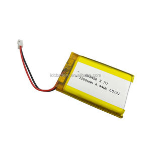 แบตเตอรี่ลิเธียมไอออน<span class=keywords><strong>063450</strong></span>ลิเธียมไอออน3.7V 1000mAh 603450 mAh 3.7V 603450 2PIN 1100mAh 3.7V 4.07wh - Product Image 5