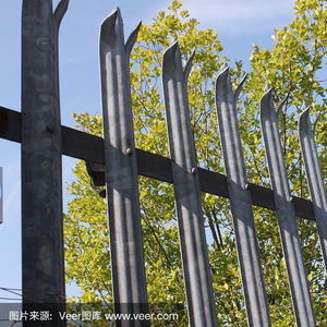 <span class=keywords><strong>Puerta</strong></span> y Valla de Hierro Forjado de Diseño Moderno Personalizable con Marco Metálico - Product Image 2