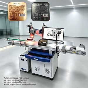 Machine intégrée de marquage laser à positionnement automatique et d'inspection visuelle pour boîtes en fer de chocolat et bonbons, conforme aux normes ASL BELGISI - Product Image 1